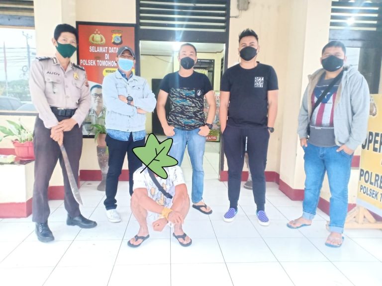 Ditangkap Gara-Gara Bikin Onar Dengan Parang