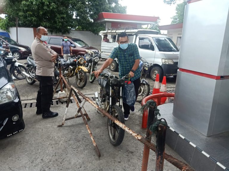 Sidak SPBU, Amankan Galon dan Sepeda Motor Tanki Jumbo