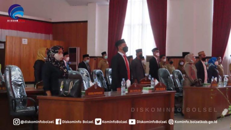 DPRD Bolsel Gelar Paripurna Penyampaian LKPJ Bupati 2020