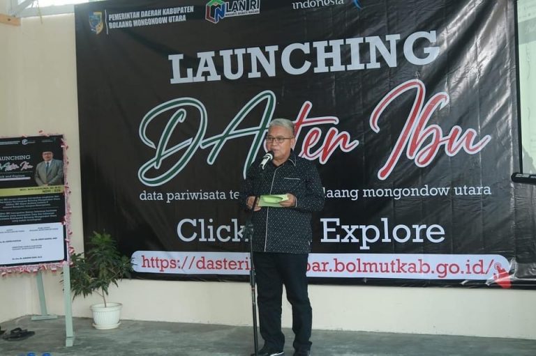 Launching Data Pariwisata Terintegrasi Bolmut Tahun 2021