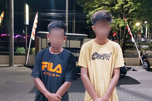Dua Pelaku Aniaya Bitung