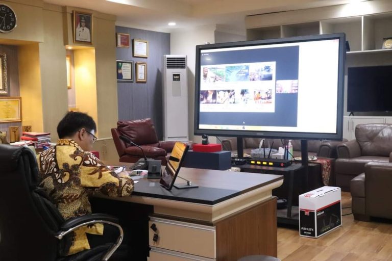 AA Ikut Pembekalan Nasional  Lewat Zoom Meeting