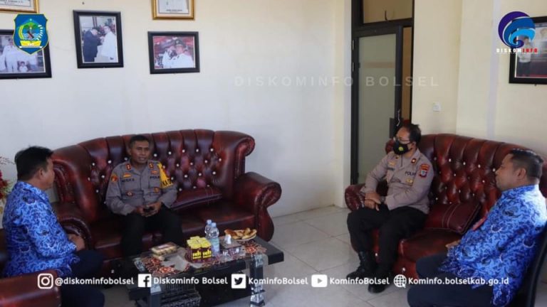 Wabup Deddy dan Kapolres Bahas Prokes Covid dan Vaksinasi di Bolsel