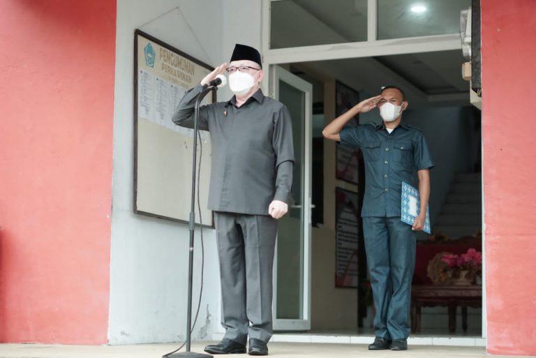 Maknai Hari Pahlawan 10 November , Pemkab Sitaro Gelar Upacara Bendera