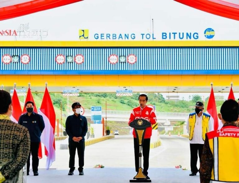 Wujud Komitmen ODSK Bangun Sulut, Presiden Jokowi  Resmikan Tol Manado-Bitung
