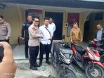 penyerahan barang bukti oleh Kapolresta Palu