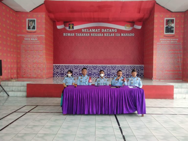 Rutan Manado  Gelar Briefing, Wujudkan WBK