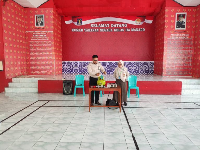 Sosialisasi Penggunaan Tabung Gas di Rutan Manado