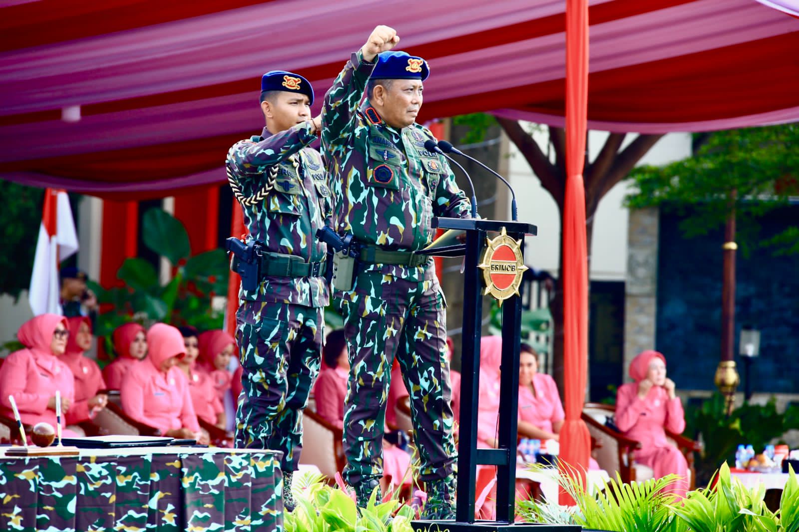 Korps Brimob Polri meresmikan struktur organisasi baru dan pelantikan jabatan Komandan Pasukan Brimob I, II dan III Korps Brimob Polri meresmikan struktur organisasi baru dan pelantikan jabatan Komandan Pasukan Brimob I, II dan III