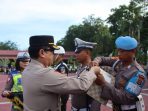 Kapolresta Palu Kombes Pol. Barliansyah,SIK MH bersama jajaran beberapa pekan lalau
