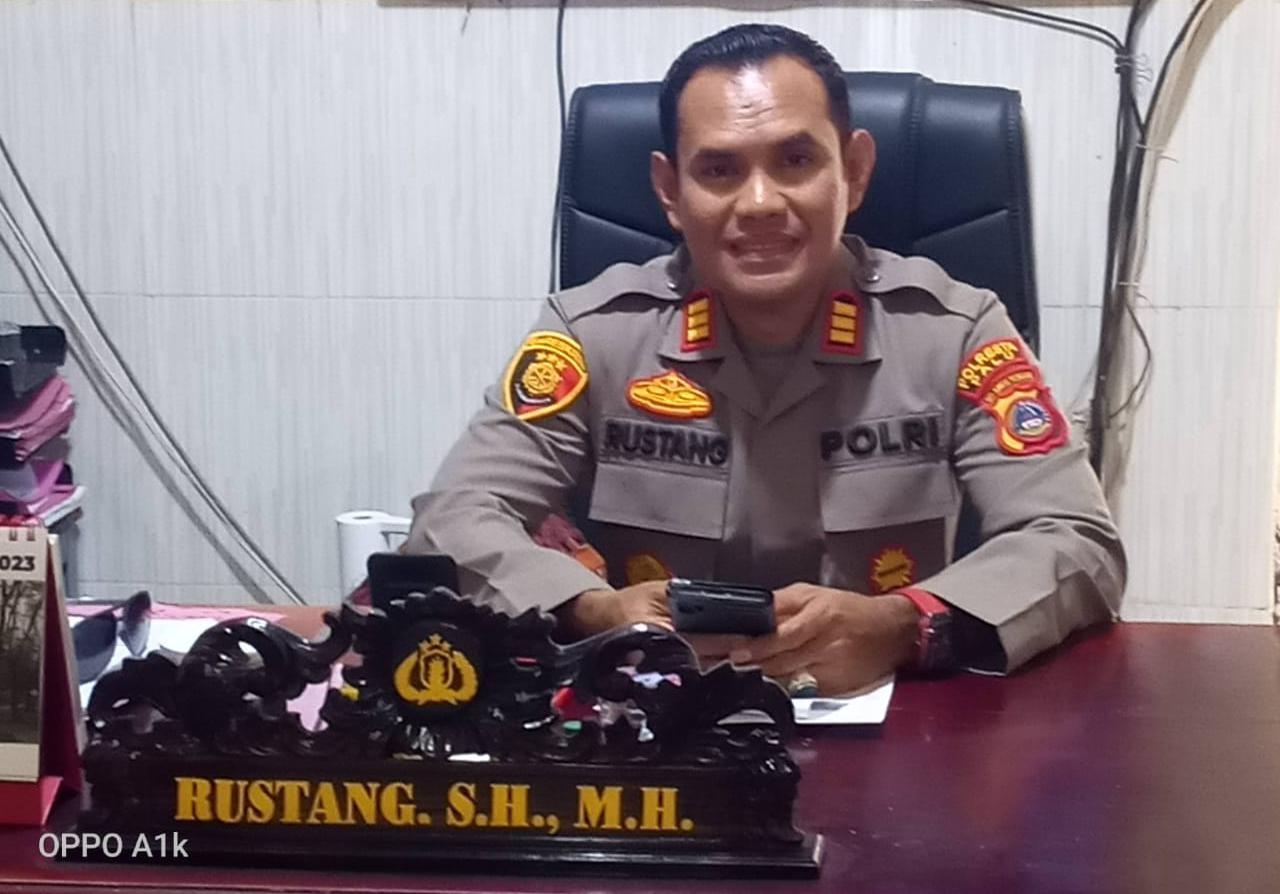 Kapolsek Palu Barat AKP Rustang SH MH