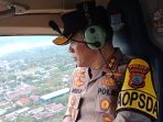 Pantau Arus Balik dengan Helikopter, Kapolda Sulteng pastikan jalur Aman dan lancar