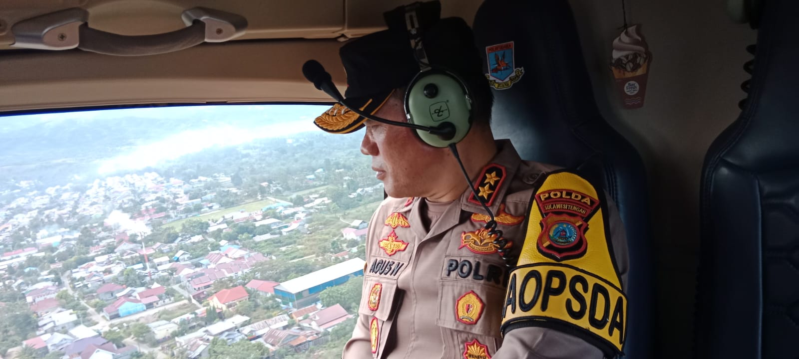 Pantau Arus Balik dengan Helikopter, Kapolda Sulteng pastikan jalur Aman dan lancar Pantau Arus Balik dengan Helikopter, Kapolda Sulteng pastikan jalur Aman dan lancar