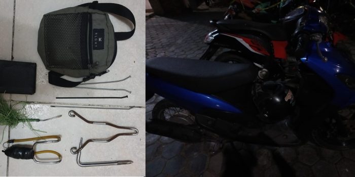 Barang Bukti hasil Pencurian Dengan Kekerasan atau Curas. Foto : Humas Polresta Palu