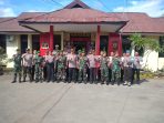 Sinergitas di HUT Bhayangkara ke 77, DanKima 711 Raksatama  Dan DanKiban 711 Raksatama Silaturahmi ke Polsek Palu Selatan
