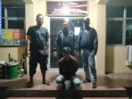 AH (20), Seorang Pelaku penikaman di pasar Inpres manonda palu, ditangkap polsek Palu Barat. Foto : Humas Polsek Palu Barat, Polresta Palu