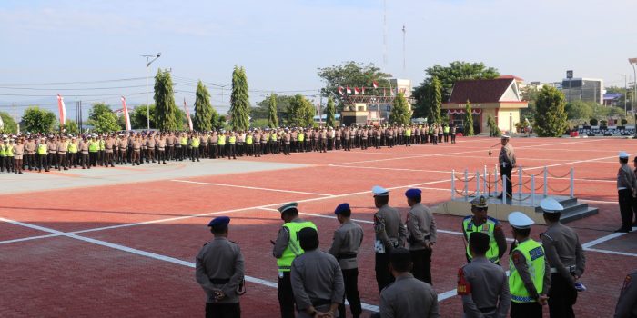 sebanyak 1.023 personelnya untuk mengamankan kunjungan kerja Presiden Joko Widodo, ke Kota Palu, Provinsi Sulawesi Tengah, pada Rabu (30/8/2023), Foto : Humas Polda Sulteng