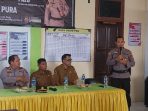 ‘Santai Bareng dan Curhat Kita Pura’ bersama Kapolresta Palu, yang digelar Polsek Palu Barat di Aula kelurahan Vatusampu Kecamatan Ulujadi Kota Palu. Foto : Humas Polsek Palu Barat, Polresta Palu