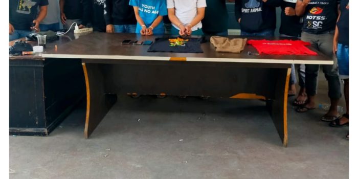 Dua pelaku Penganiayaan berat ditangkap Polisi di Pasang Kayu. Foto : Polsek Palu Barat
