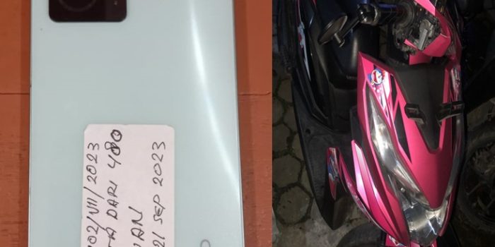 Barang Bukti yang diamankan Satreskrim Polresta Palu. Foto : Satreskrim Polresta Palu