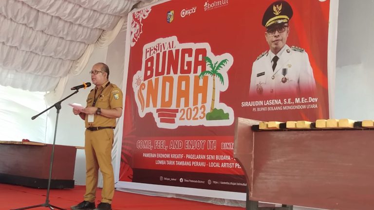 Festival Bunga Indah, Sirajudin Lasena Apresiasi Dispar Bolmut