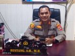 Kapolsek Palu Barat, AKP Rustang SH MH. Foto: RN