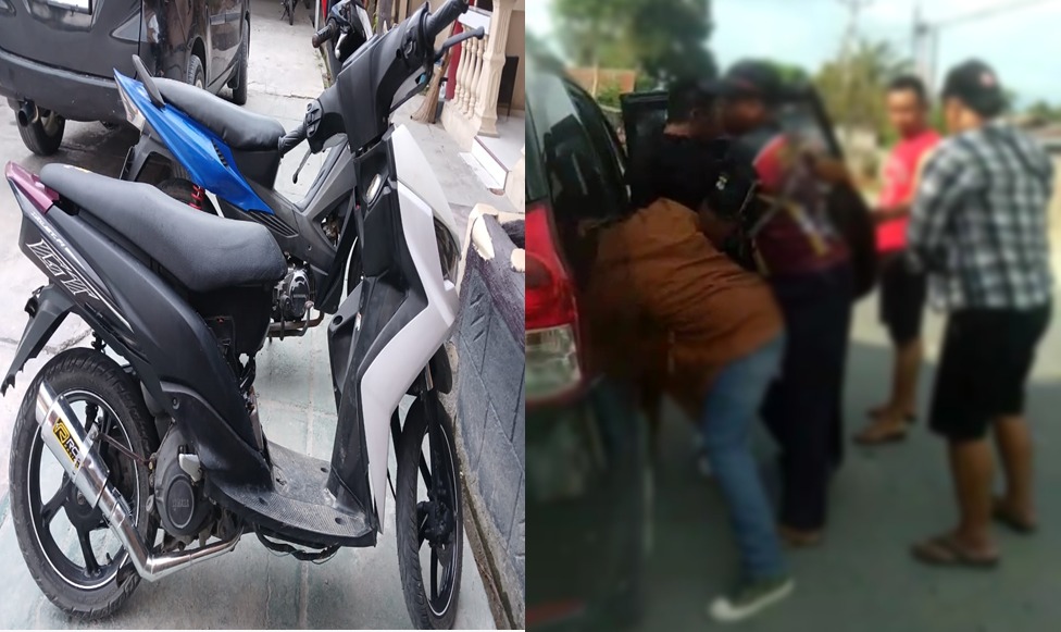 barang bukti curanmor Barang Bukti hasil kejahatan pelaku MI (24), diamankan di Mapolsek Palu Barat. Foto : Polsek Palu Barat, Polresta Palu