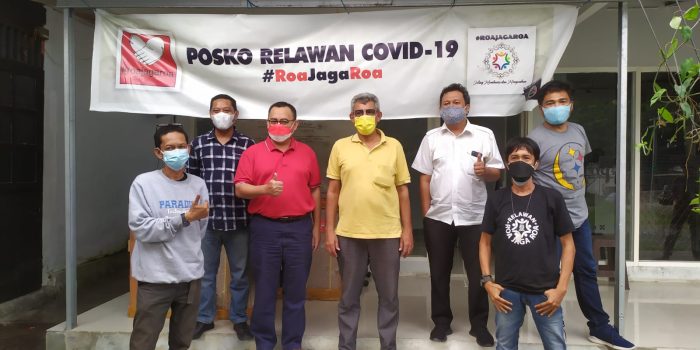 Relawan Roa Jaga Roa mengingatkan masyarakat agar tetap waspada. Foto. Dok : Relawan Roa Jaga Roa