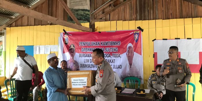 Program Polri Peduli Budaya Literasi, Masuk Dusun Salena