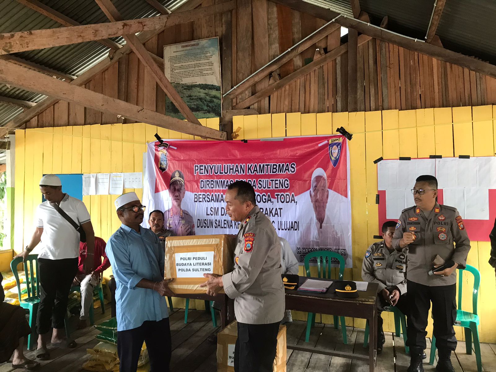 Program Polri Peduli Budaya Literasi, Masuk Dusun Salena