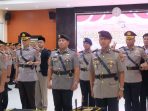 Kapolda Pimpin Sertijab Kapolres Poso Bersama 6 Pejabat Utama Polda. Foto : Istimewah