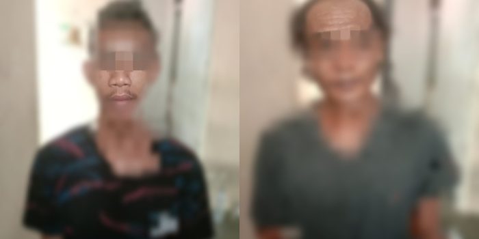 Dua Pencuri Spesialis Tandon di Kota Palu Ditangkap Polisi. Foto Dok: Humas Polsek Palu Selatan