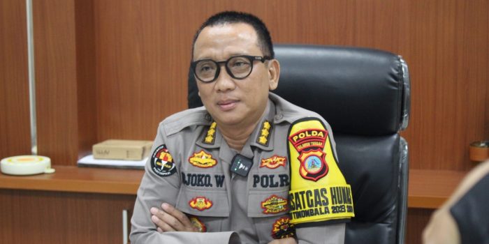 Kabid Humas Polda Sulteng Kombes Pol Djoko Wienartono.