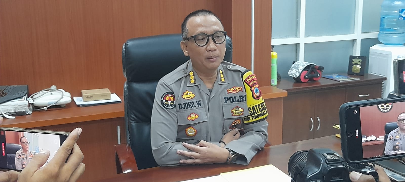 Kabidhumas Polda Sulteng Kombes Pol. Djoko Wienartono