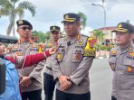 Kombes Pol Ferdinand Maksi Pasule saat memberikan penjelasan
