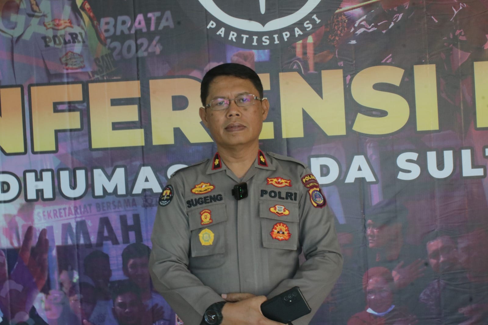 Kabidhumas Polda Sulteng melalui Kasubbid Penmas Kompol Sugeng Lestari, memberikan penjelasan penangkapan terduga pelaku curamor