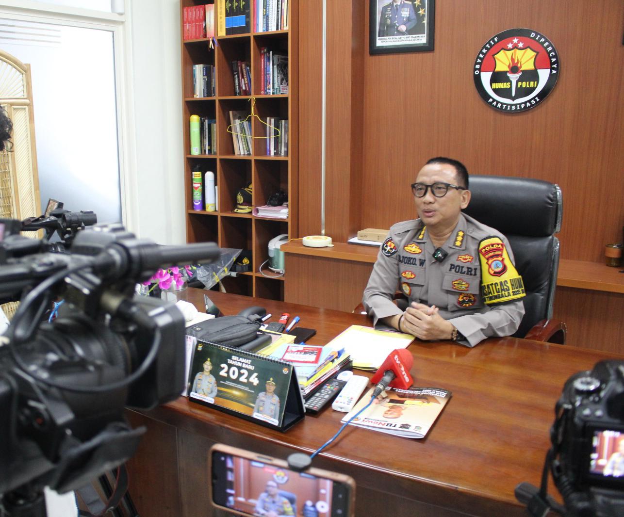 Sebanyak 7.686,82 gram Sabu dan 1.000 Gram Ganja di Sita Polda Sulteng Bulan Januari 2024