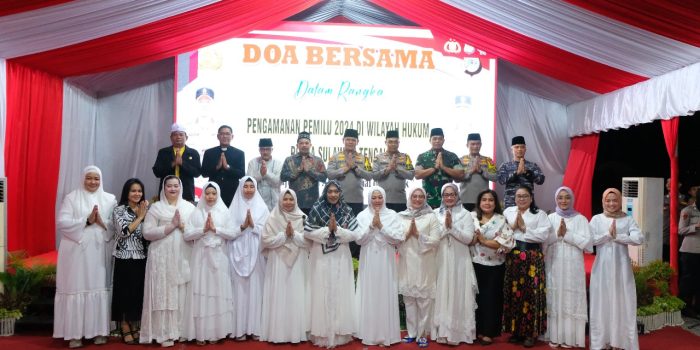 Doa Besama Untukmu Negeri Menuju Pemilu Damai 2024 Bersama Polda Sulteng