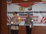 Kapolresta Palu pimpin kenaikan pangkat pengabdian