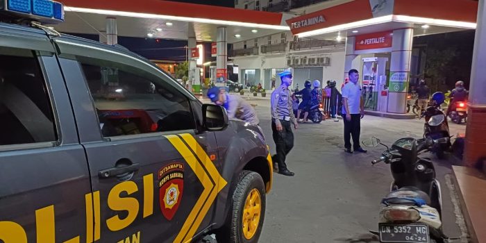 Memasuki 19 Hari Ramadhan Tiba, Polda Sulteng laksanakan Patroli Antisipasi Masalah Pengisian di SPBU Sulteng