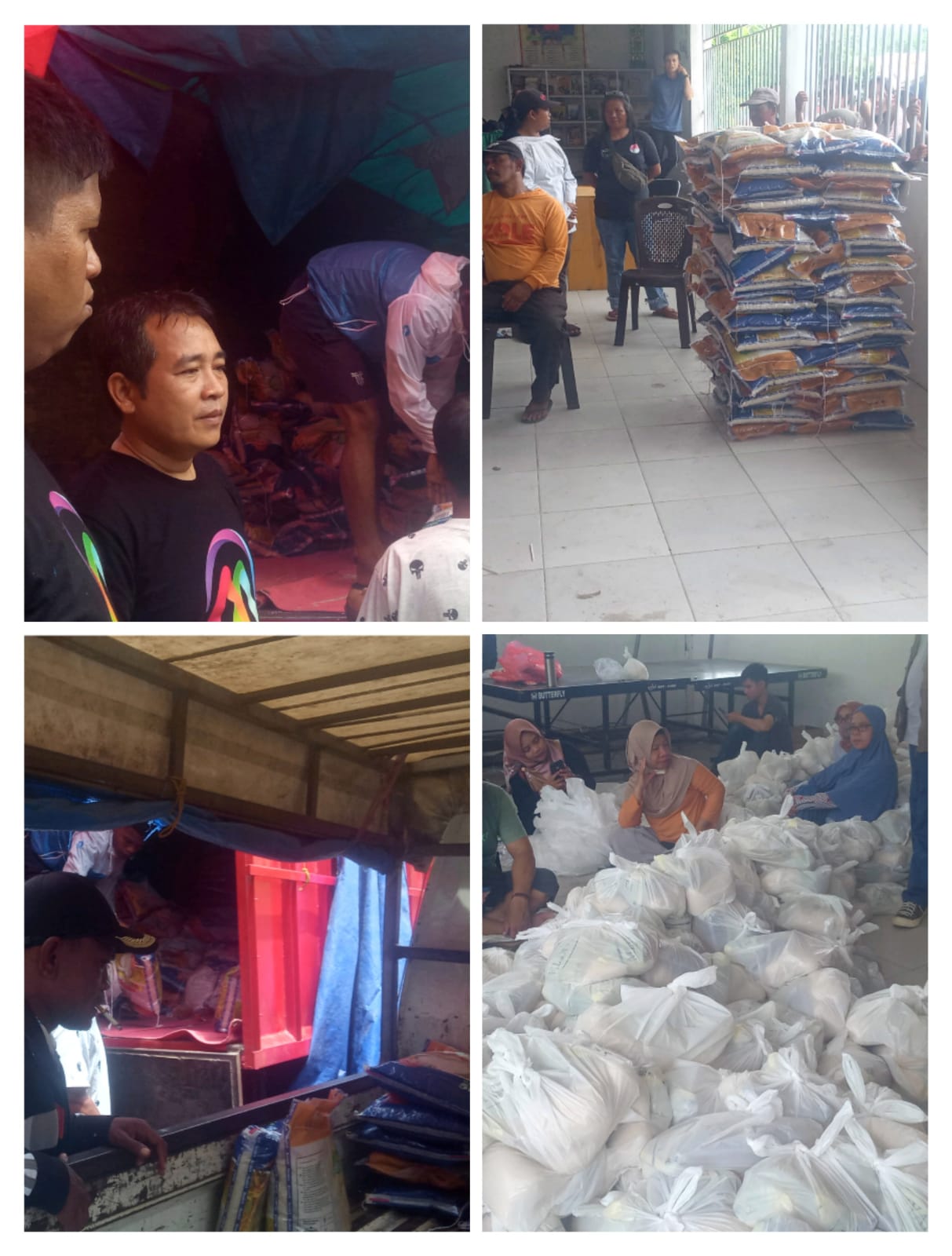 Pelaksanaan Pasar murah yang digelar Perum bulog Sulteng dan Disperindang Sigi