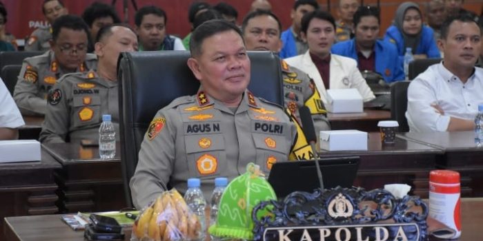 Kapolda Sulteng Ikuti Dialog Kebangsaan Daring Bersama Cipayung Plus dan BEM Palu