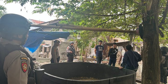 Arena Judi Sabung Ayam di Kota Palu yang di Gerebek Polisi