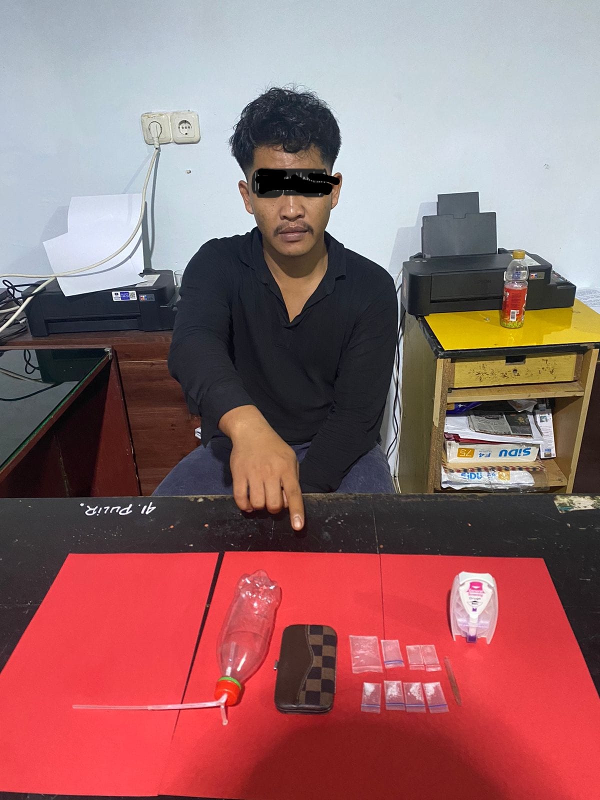 Terduga pelaku pemakai narkoba di Parigi Moutong