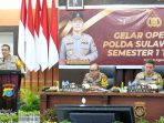 Polda Sulteng Gelar Operasional Semester I 2024