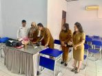 Sekot Manado Micler Lakat Buka Token ANBK SMP Negeri 10 Manado.