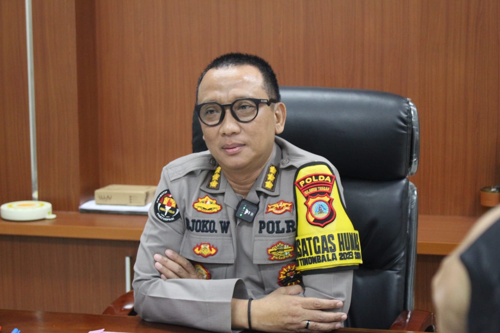 Kabidhumas Polda Sulteng Kombes Pol. Djoko Wienartono. (Suarasulut.com/RN)
