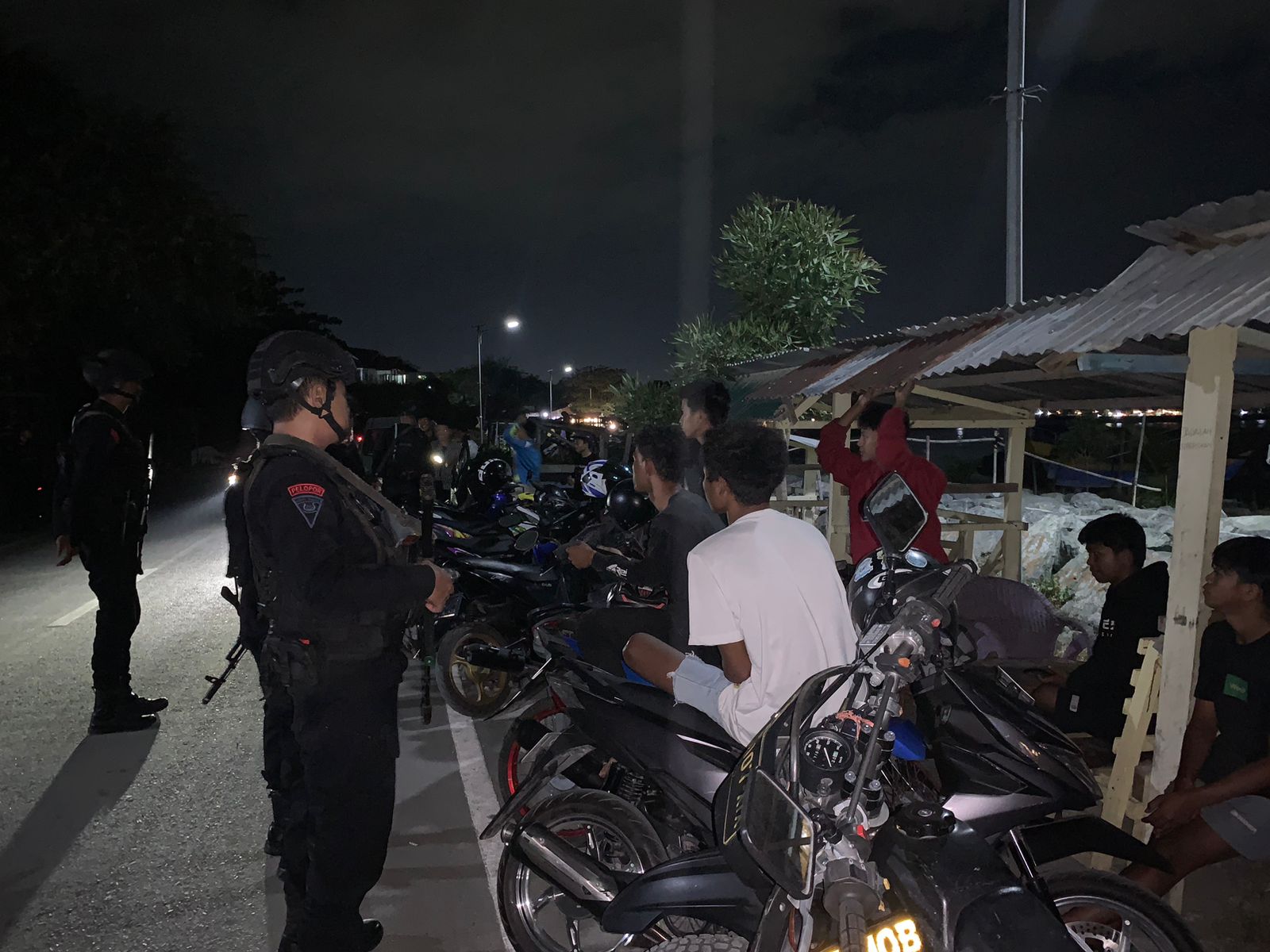 Patroli Patra satuan Brimob Polda Sulteng