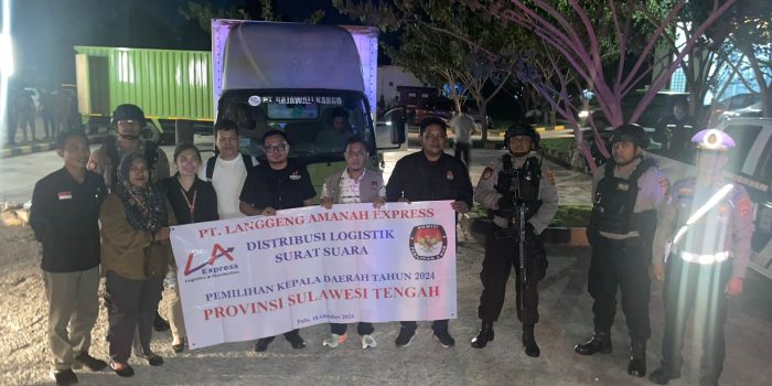 Surat Suara Pilkada Gubernur/wakil Gubernur dan Bupati/wakil Bupati 2024 Tiba di Sigi