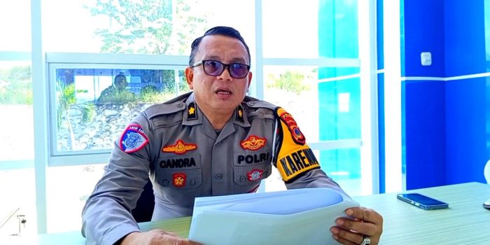 Memasuki Empat Hari pelaksanaan Operasi Zebra Tinombala, Kecelakaan Lalu Lintas di Sulteng Turun 50. (Suarasulut.com,/RN)